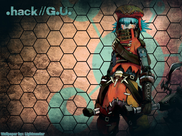 Costume person hexagonal wall grid free wallpaper - medium preview image