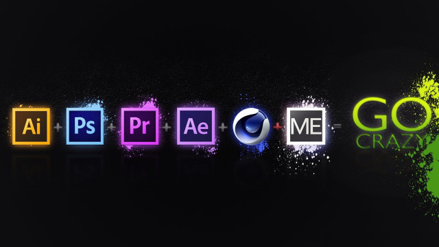 Go me crazy colored letters free wallpaper - medium preview image
