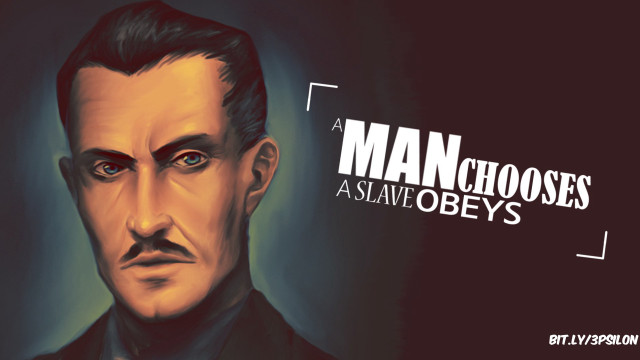 Man mustache suit looking camera free wallpaper - medium preview image