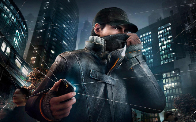 Man black jacket city night free wallpaper - medium preview image
