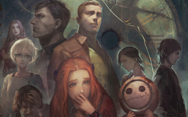 Group people clocktower facepainted sotsart free wallpaper - medium preview image