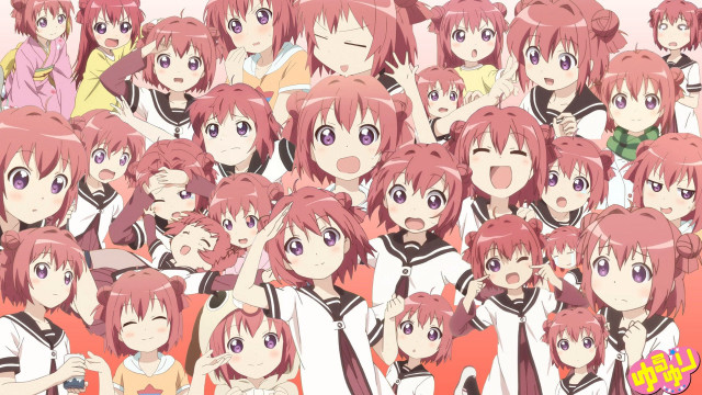 Anime girls pink hair school free wallpaper - medium preview image