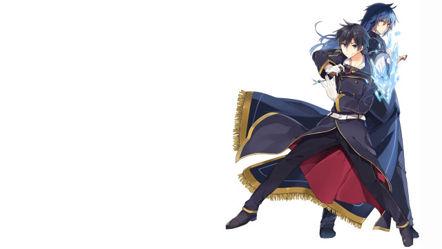 Anime couple blue flame military free wallpaper - medium preview image