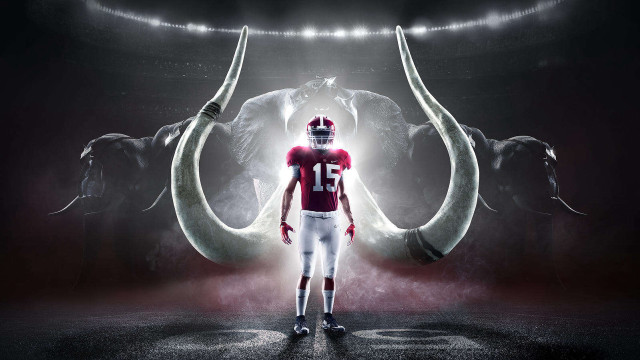 Man football uniform bull horns #2 free wallpaper - medium preview image