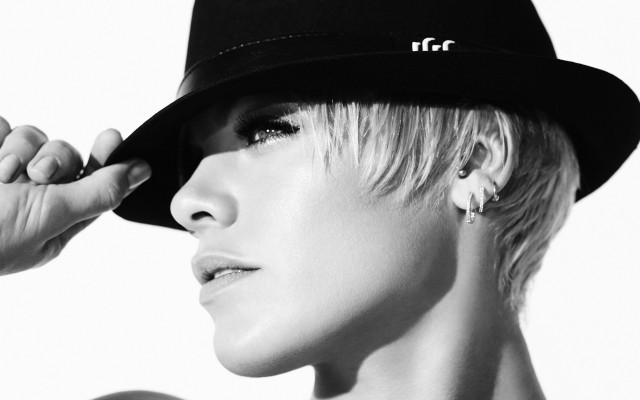 Woman hat hand ear scissors free wallpaper - medium preview image