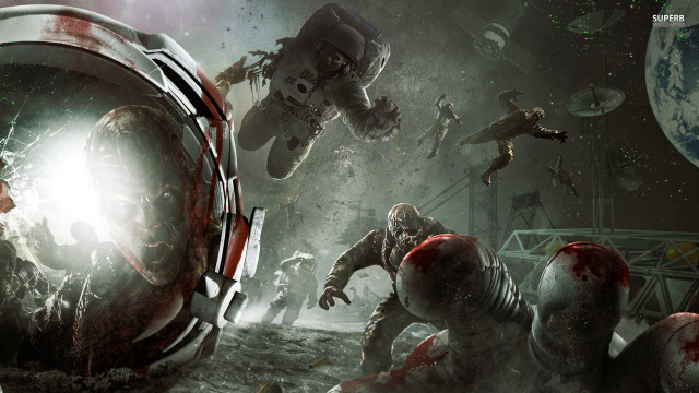 Zombies space station man middle #2 free wallpaper - medium preview image