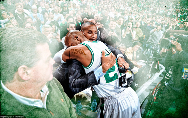 Man hugging woman crowd green free wallpaper - medium preview image