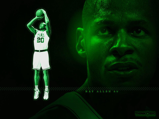 Man green uniform holding basketball free wallpaper - medium preview image