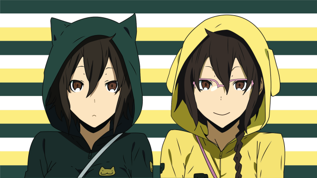 Anime characters hoods cat ears free wallpaper - medium preview image