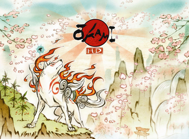 Horse red circle back painting free wallpaper - medium preview image