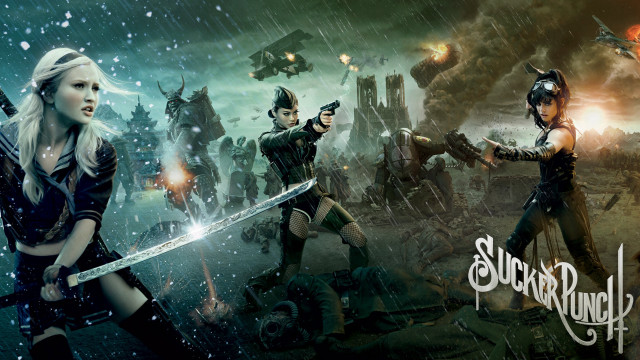 Fantasy group people swords armor #2 free wallpaper - medium preview image