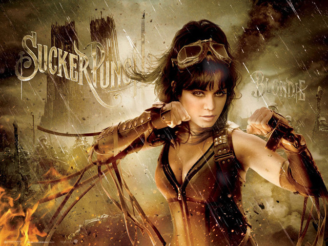 Woman costume gun fire smoke free wallpaper - medium preview image