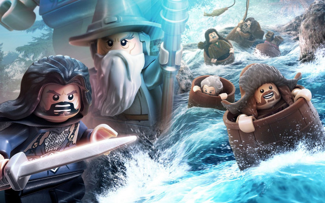 Lego boat men fantasy water free wallpaper - medium preview image
