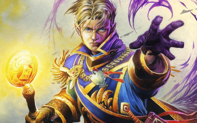 Purple man golden ball feather free wallpaper - medium preview image