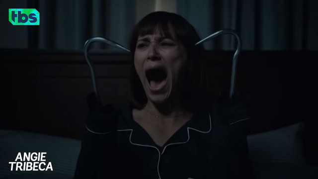 Woman mouth open hands in free wallpaper - medium preview image