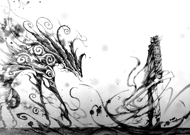 Bird long tail drawing artistic free wallpaper - medium preview image