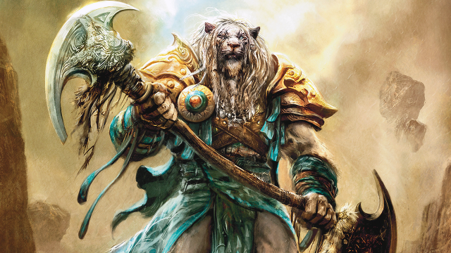 Horned man sceptacle spectacles painting free wallpaper - medium preview image