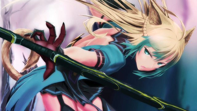 Woman sword in hand sword free wallpaper - medium preview image