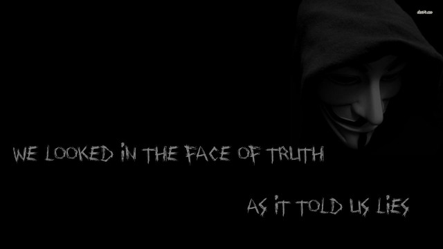Creepy hoodie face truth told free wallpaper - medium preview image