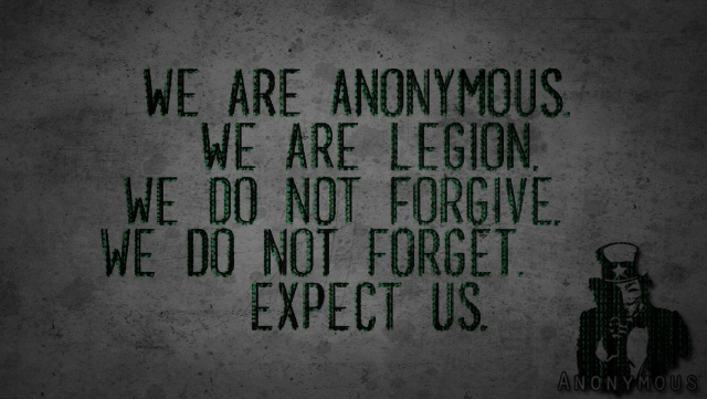 Anonymous legion do not forget free wallpaper - medium preview image