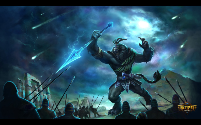 Man holding sword crowd dark #2 free wallpaper - medium preview image