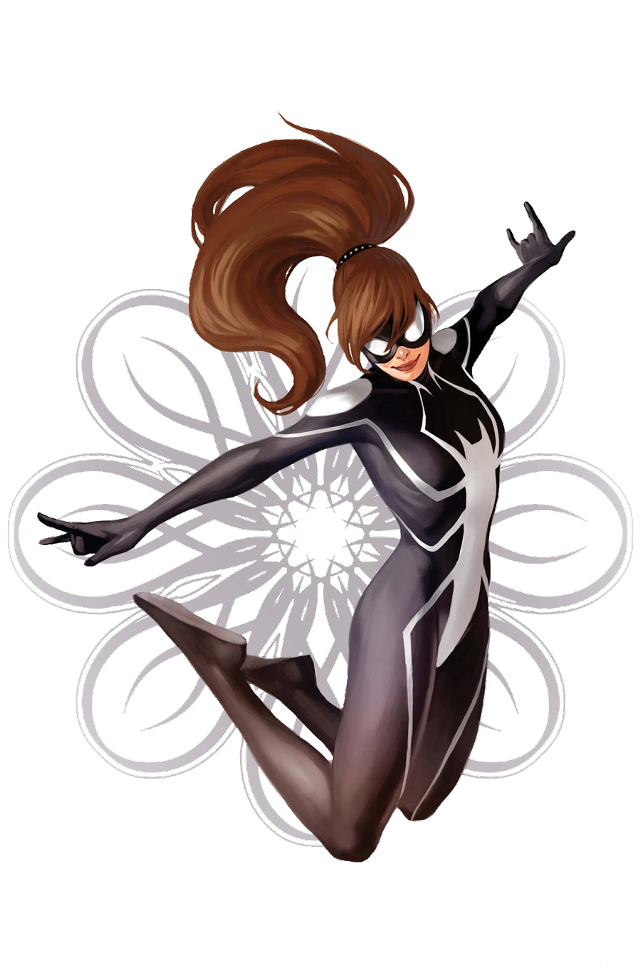 Woman black white outfit gun #5 free wallpaper - medium preview image