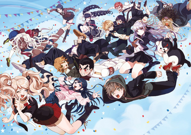 Anime characters flying cartoon stars free wallpaper - medium preview image