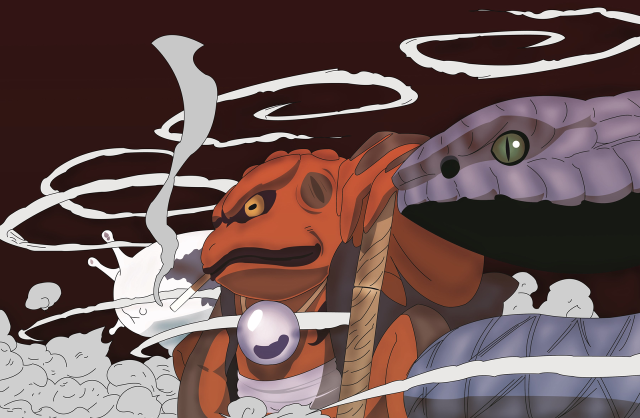 Giant snake rope man suit free wallpaper - medium preview image