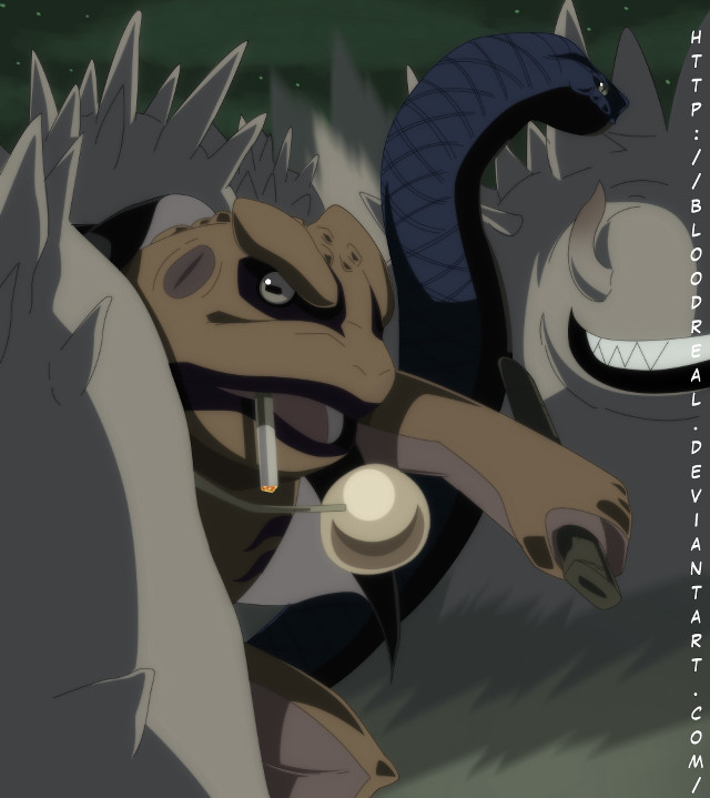 Cartoon dog cigarette dragon background free wallpaper - medium preview image