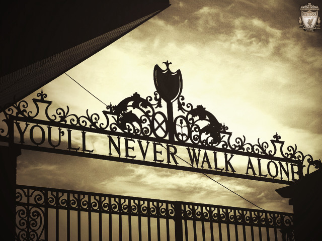 Gate youll never walk alone free wallpaper - medium preview image