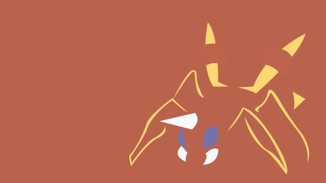 Stylized horse head with horns free wallpaper - medium preview image