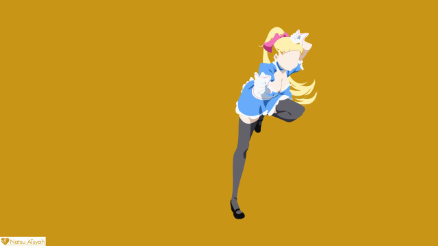 Cartoon character jumping arms outstretched free wallpaper - medium preview image