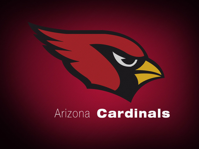 Arizona cardinals red background bird free wallpaper - medium preview image
