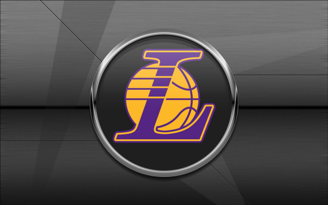 Basketball logo black background silver free wallpaper - medium preview image
