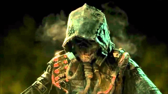 Man green outfit hood helmet free wallpaper - medium preview image