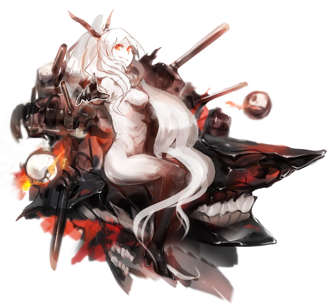 Woman sword skull back drawing free wallpaper - medium preview image