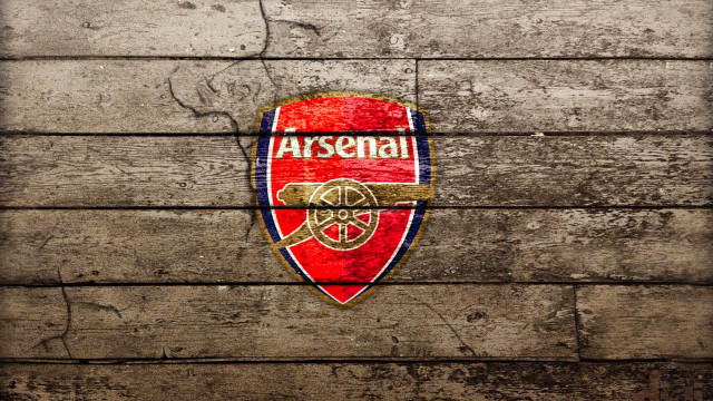 Wooden wall red blue emblem free wallpaper - medium preview image