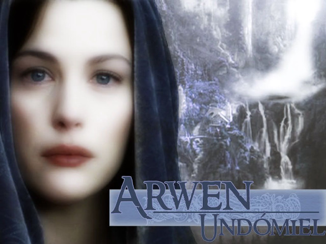 Woman hood waterfall arwen undomiel free wallpaper - medium preview image
