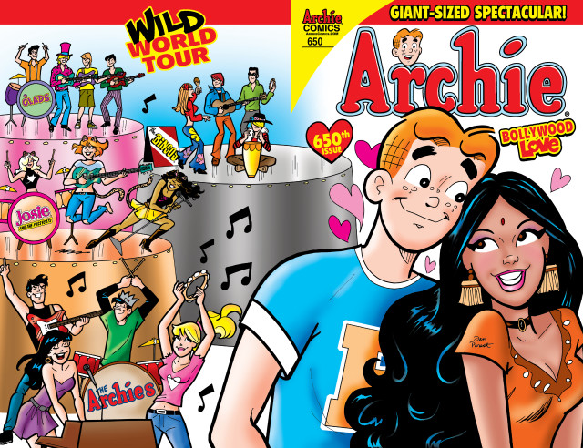 Cartoon man woman music band free wallpaper - medium preview image
