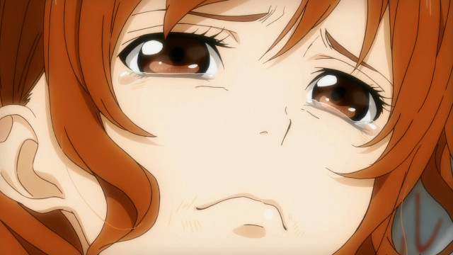 Red haired brown eyed sad free wallpaper - medium preview image