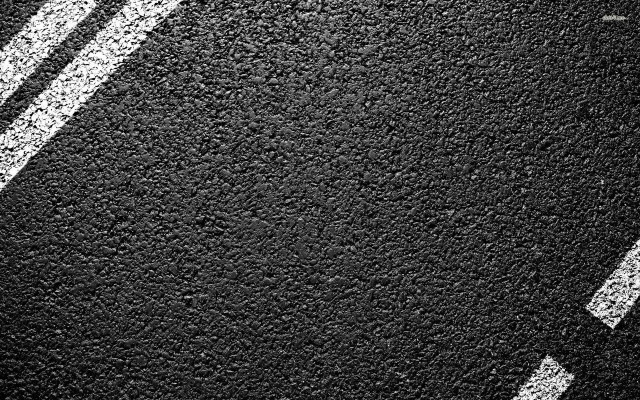 Black white street lines stop free wallpaper - medium preview image