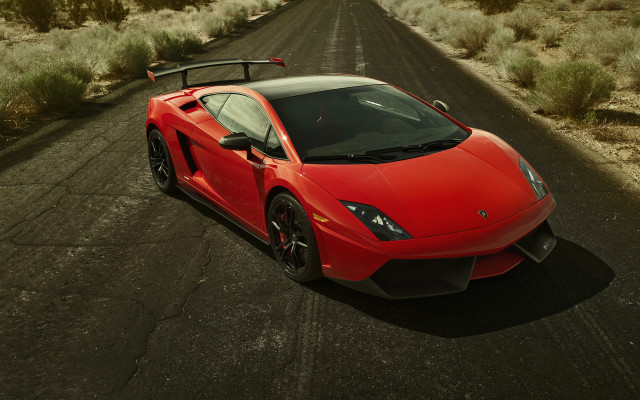 Red car desert night starry free wallpaper - medium preview image