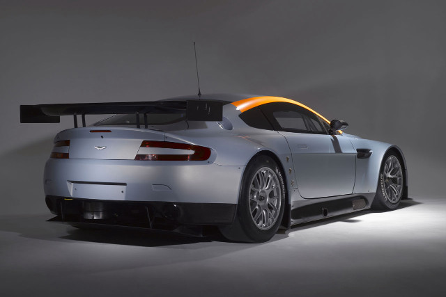 Silver sports car orange stripe free wallpaper - medium preview image