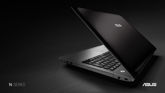 Laptop table black background silver free wallpaper - medium preview image