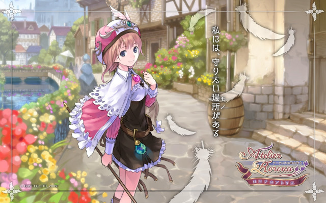 Girl dress hat cane flower free wallpaper - medium preview image