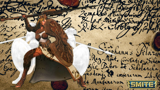 Woman sword holding wall writing free wallpaper - medium preview image