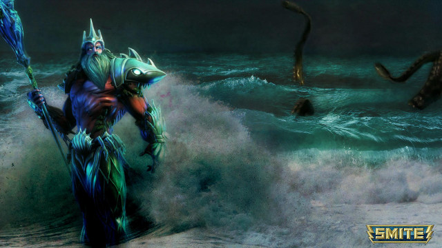 Man costume walking water spear free wallpaper - medium preview image