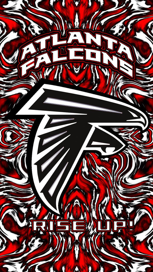 Atlanta football logo red background #3 free wallpaper - medium preview image