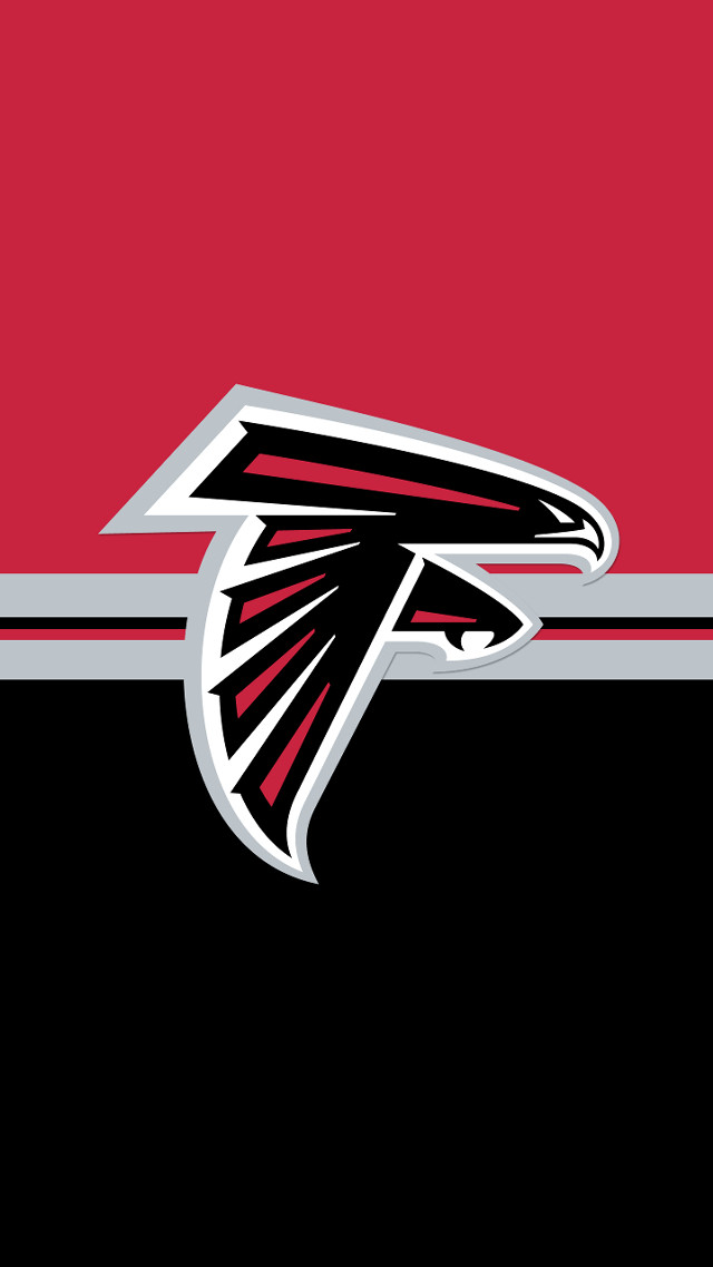 Atlanta football logo red background free wallpaper - medium preview image