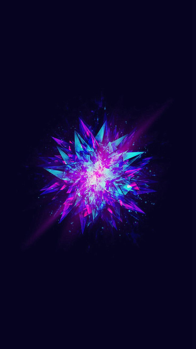 Blue purple flower black background free wallpaper - medium preview image